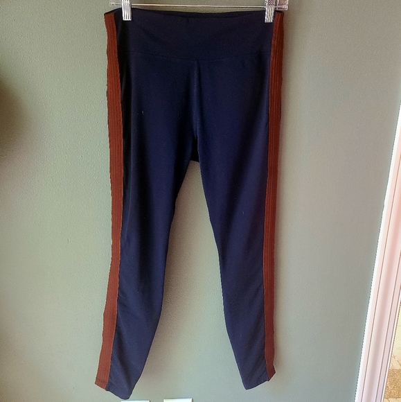 Athleta Track Tux Tights in Navy, Size Medium - Picture 4 of 6